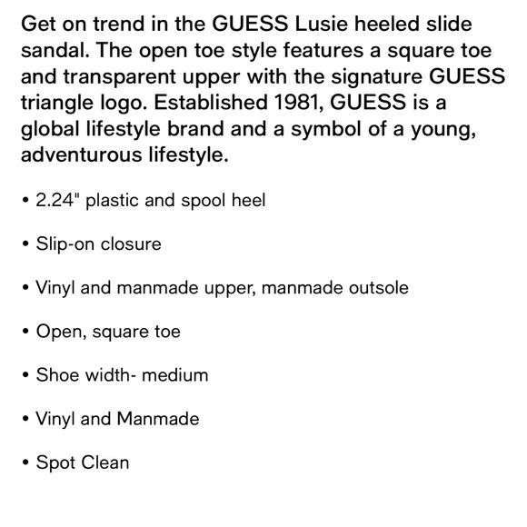 GUESS Lusie Kitten Heel - Picture 4 of 4